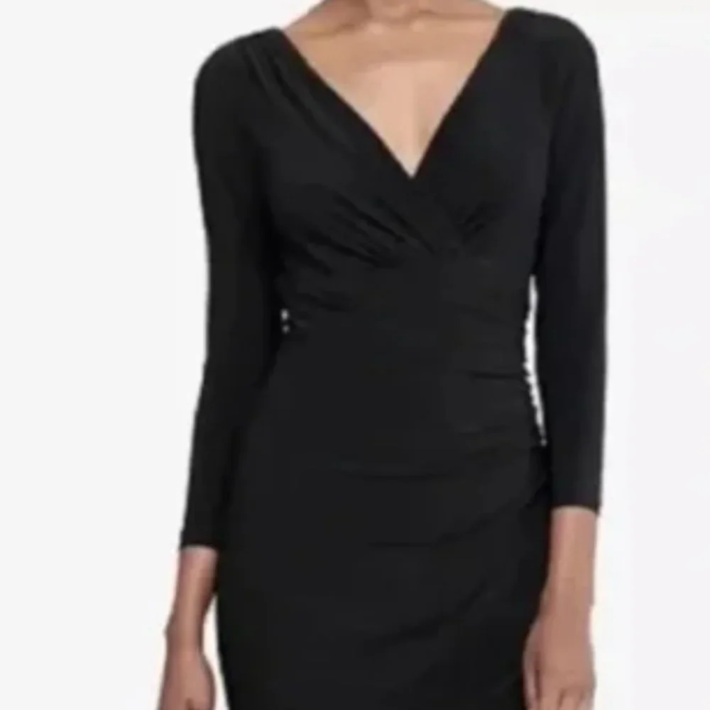 NWT Lauren Ralph Lauren women's black surprise sheath dress Size 10P - Picture 9 of 10